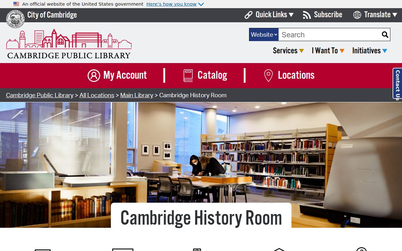 Middlesex County city directory resources in the Cambridge Room